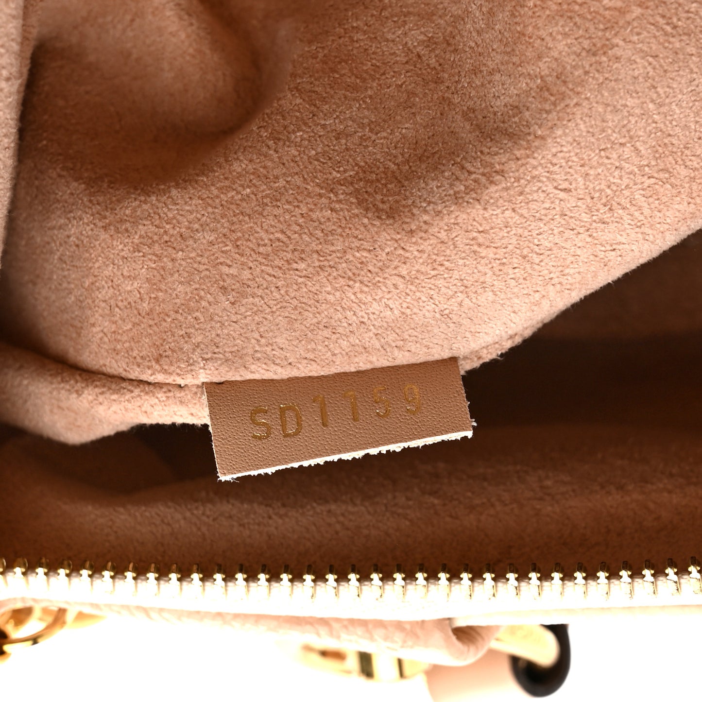 Empreinte V Tote MM Beige Rose Creme