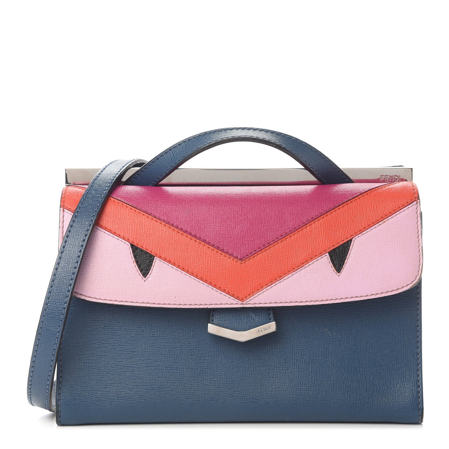 Vitello Elite Monster Mini Demi Jour Shoulder Bag Multicolor