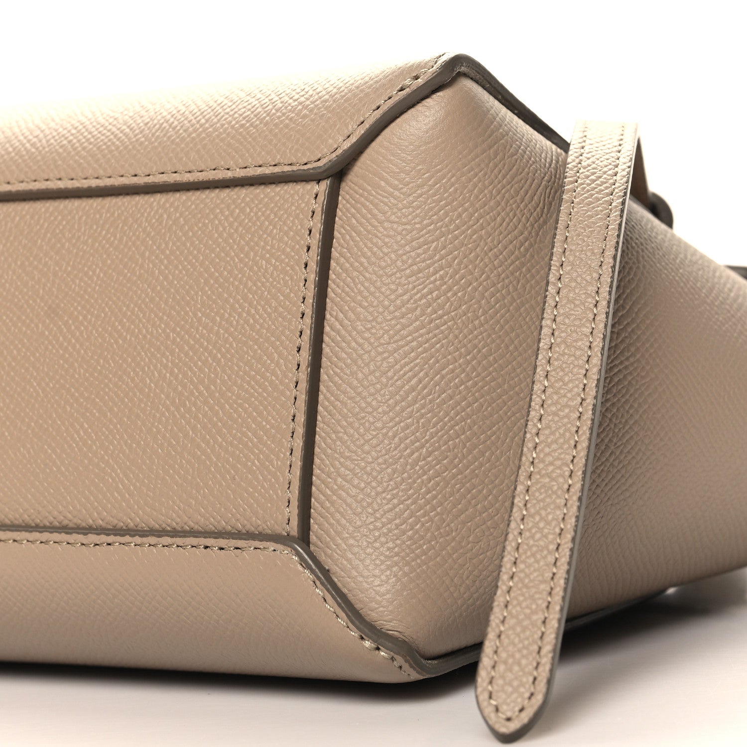 Celine Grained Calfskin Nano Belt Bag Light Taupe 10 of 12