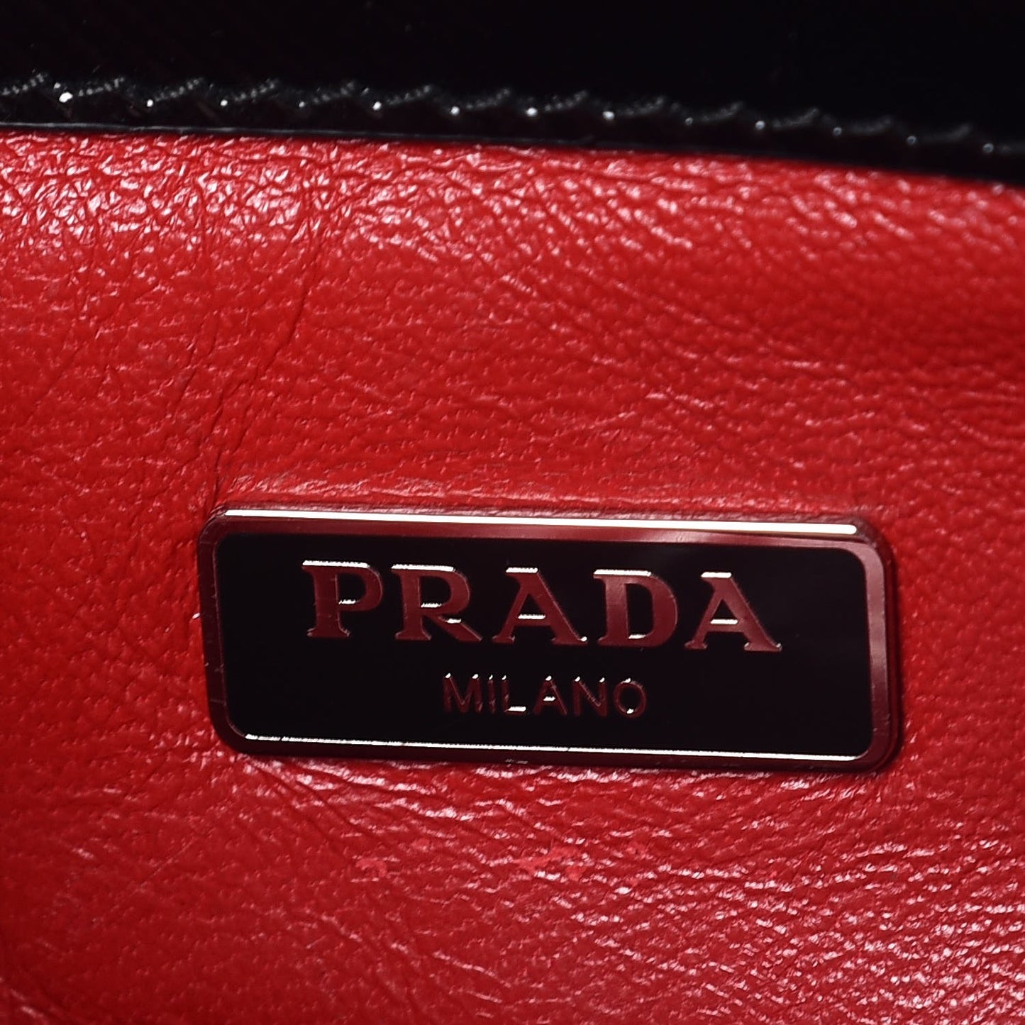Saffiano Vernice Studded Crossbody Bag Black