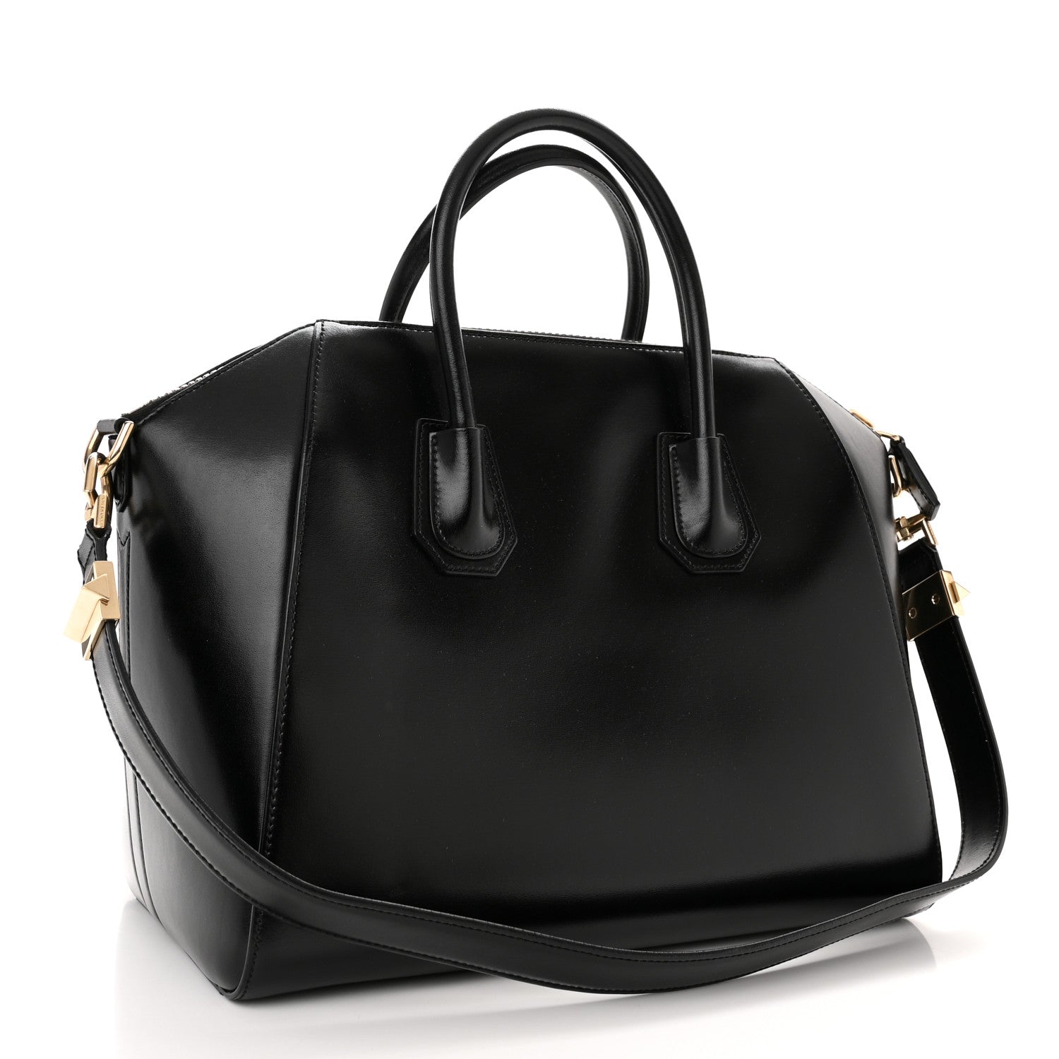 Givenchy Shiny Lord Calfskin Medium Antigona Black 3 of 11
