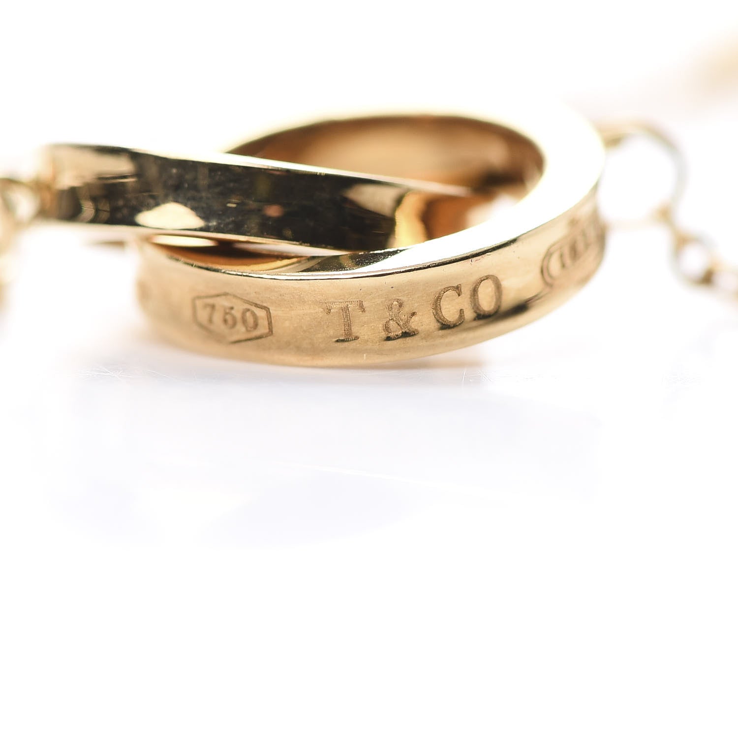 Tiffany 18K Yellow Gold 1837 Interlocking Circles Bracelet 6 of 7