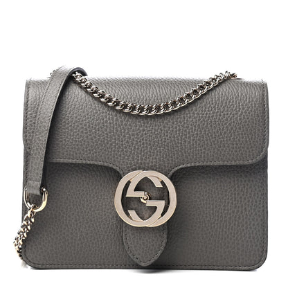Gucci Dollar Calfskin Small Interlocking G Shoulder Bag Loess 1 of 4