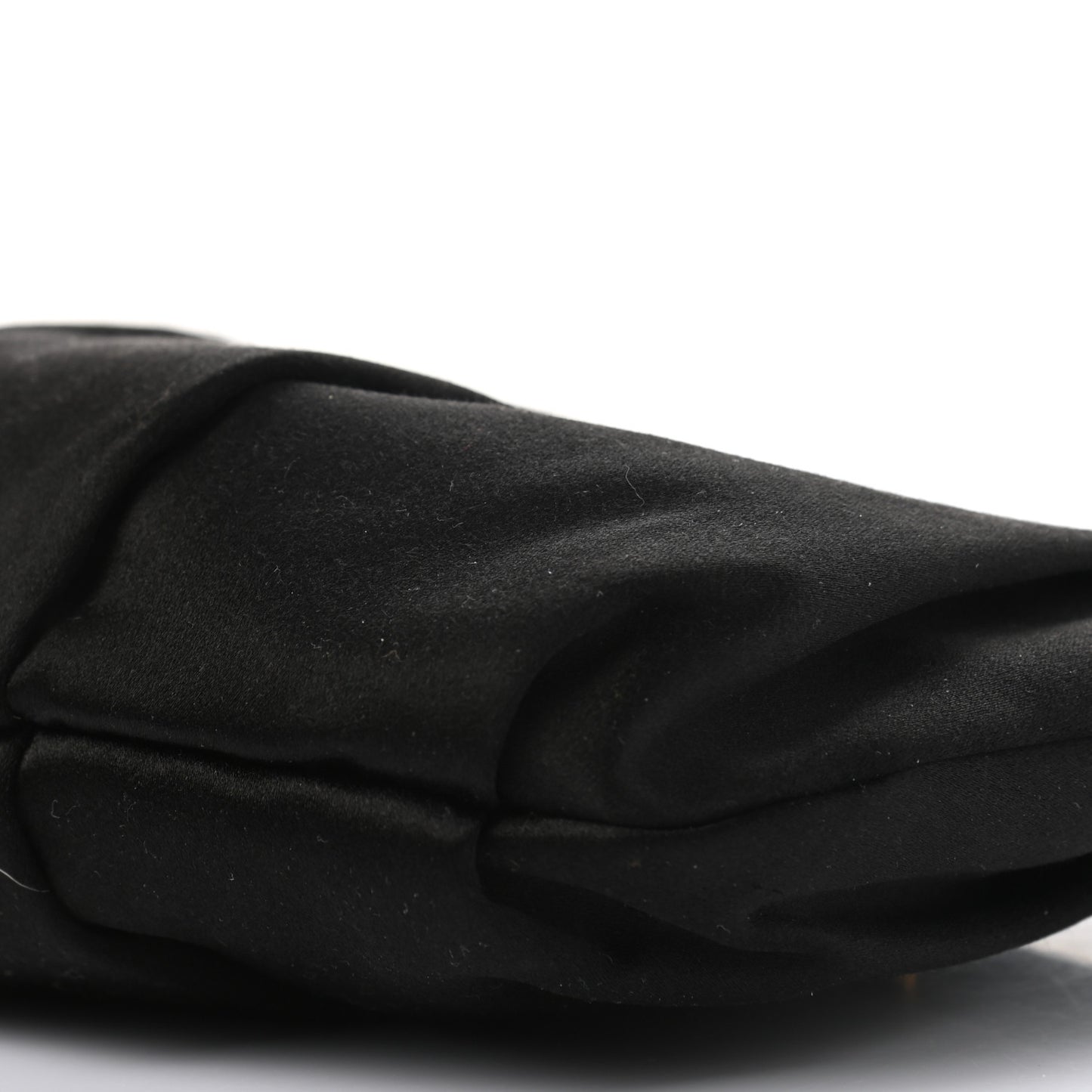 Tessuto Nylon Bow Wristlet Black