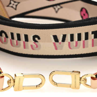 Louis Vuitton Jacquard Speedy Bandouliere 20 Shoulder Strap Black 3 of 5