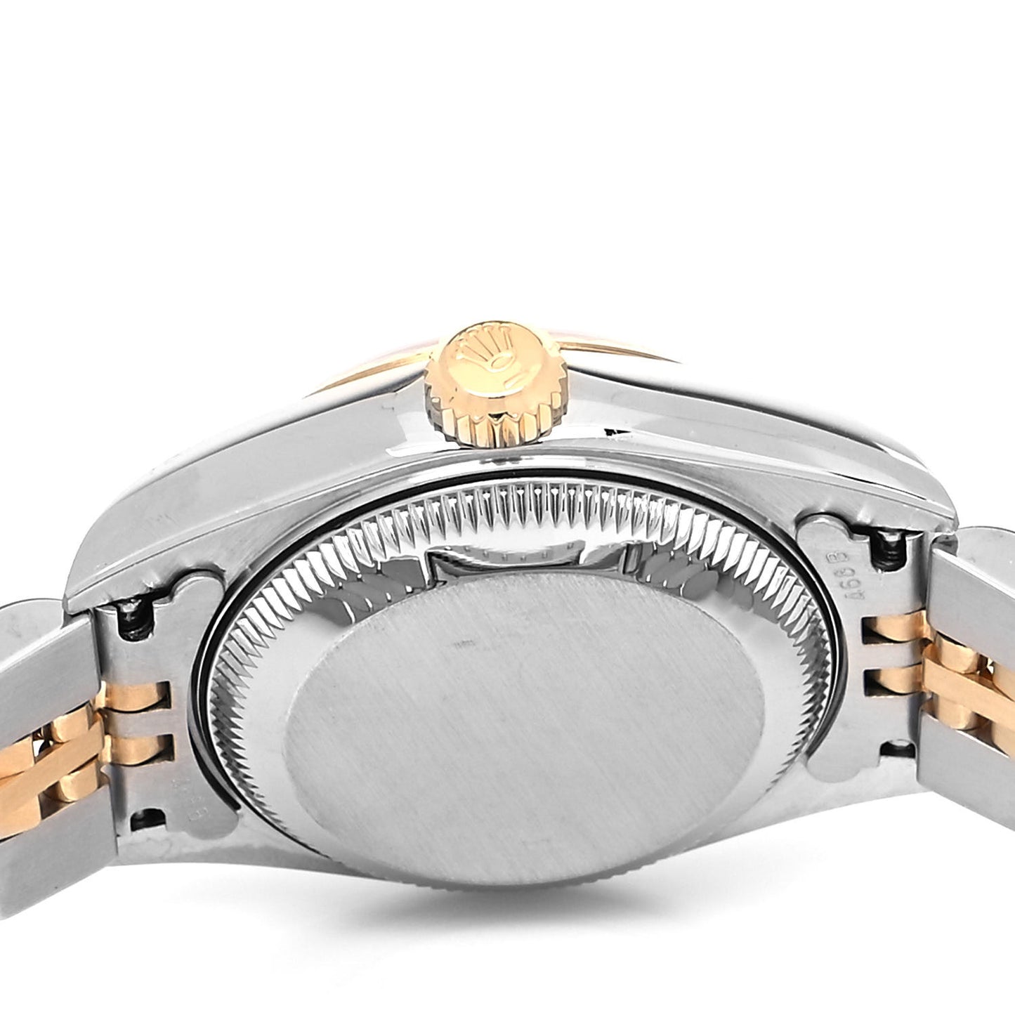 Stainless Steel 18K Yellow Gold Diamond 26mm Oyster Perpetual Datejust Watch Silver Jubilee 79173