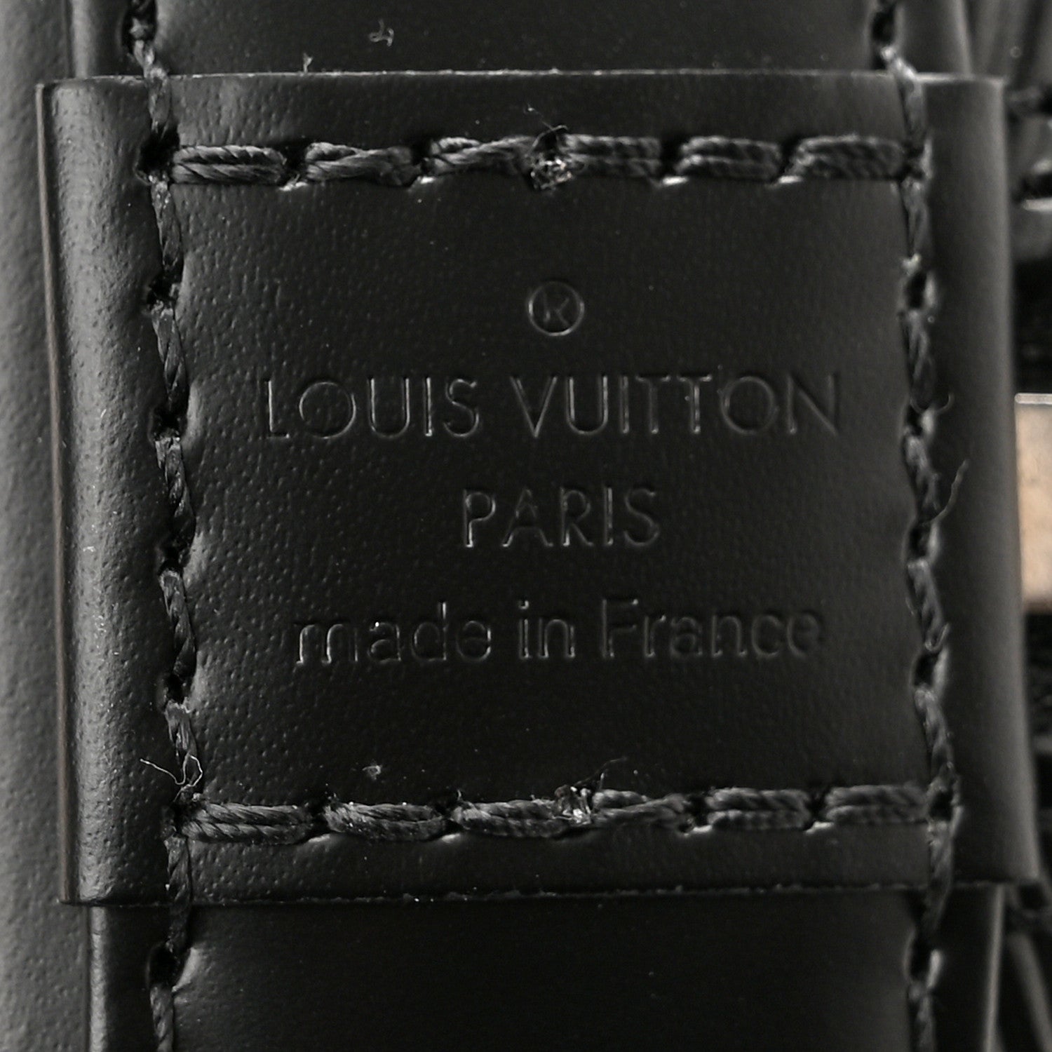 Louis Vuitton Epi Jacquard Alma BB Black 6 of 10