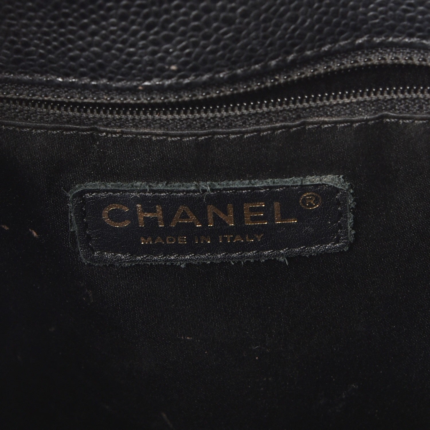 Chanel Caviar Quilted Petit Shopping Tote PST Black 6 of 13