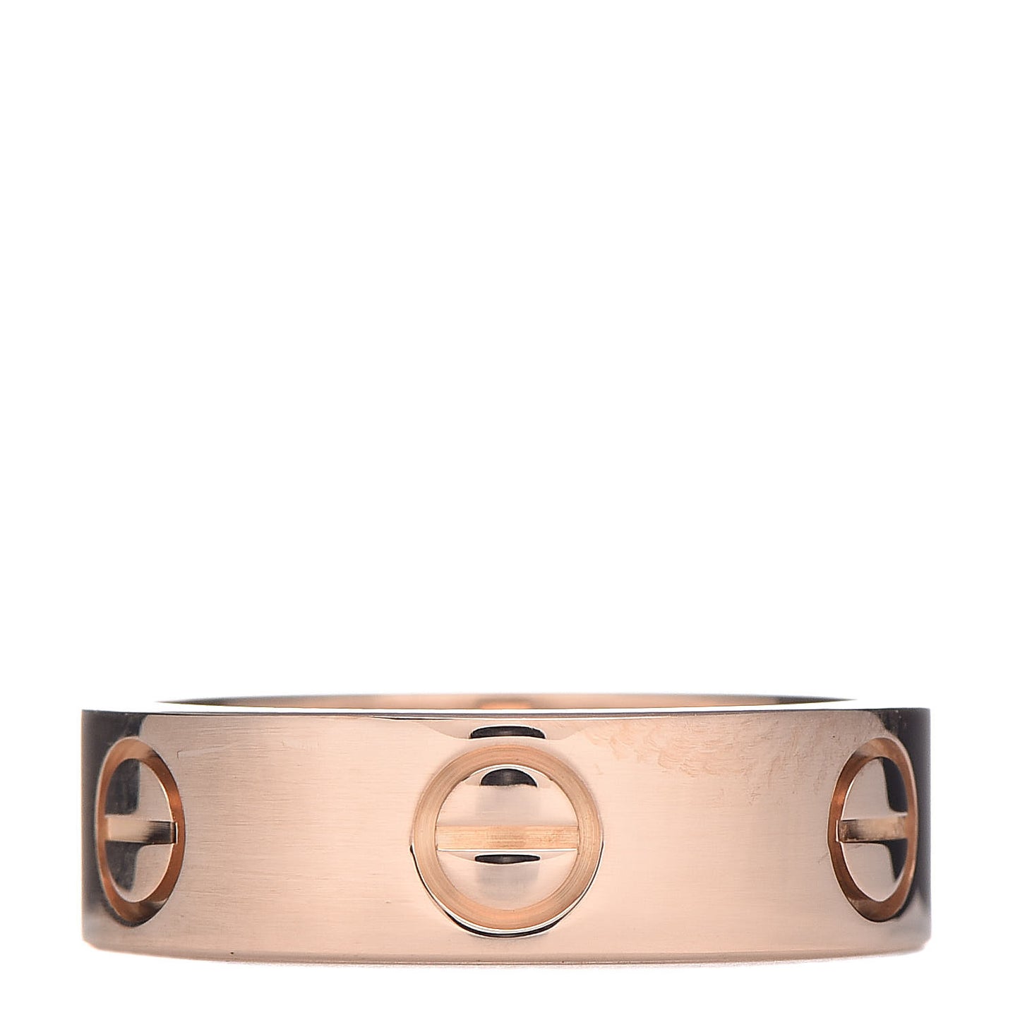 18K Pink Gold 5.5mm LOVE Ring 50 5.25