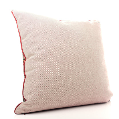 Hermes Cotton Bibliotheque Pillow 2 of 5