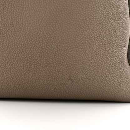 Celine Soft Grained Calfskin Small Belt Cabas Phantom Taupe 13 of 17