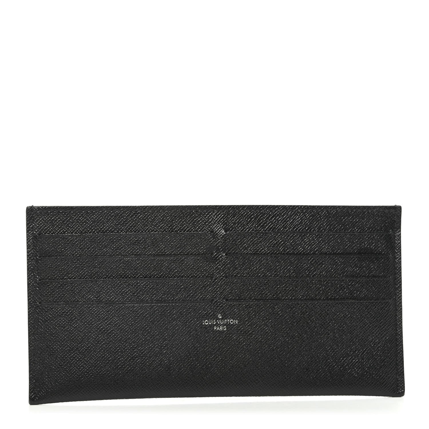 Louis Vuitton Calfskin Felicie Chain Wallet Card Holder Insert Black 1 of 6