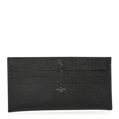 Louis Vuitton Calfskin Felicie Chain Wallet Card Holder Insert Black 1 of 6