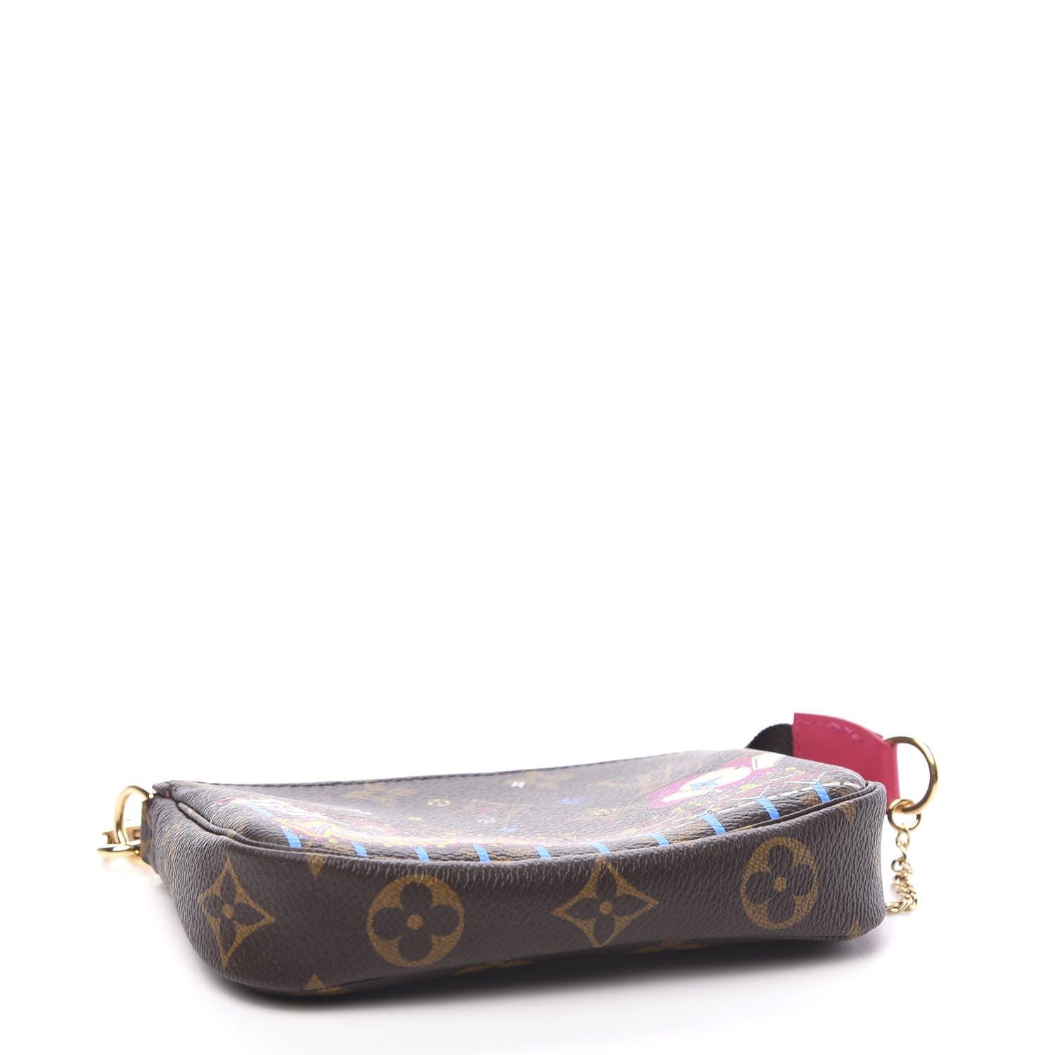 Louis Vuitton Monogram 2020 Christmas Animation Roller Coaster Mini Pochette Accessories Pivoine 3 of 7