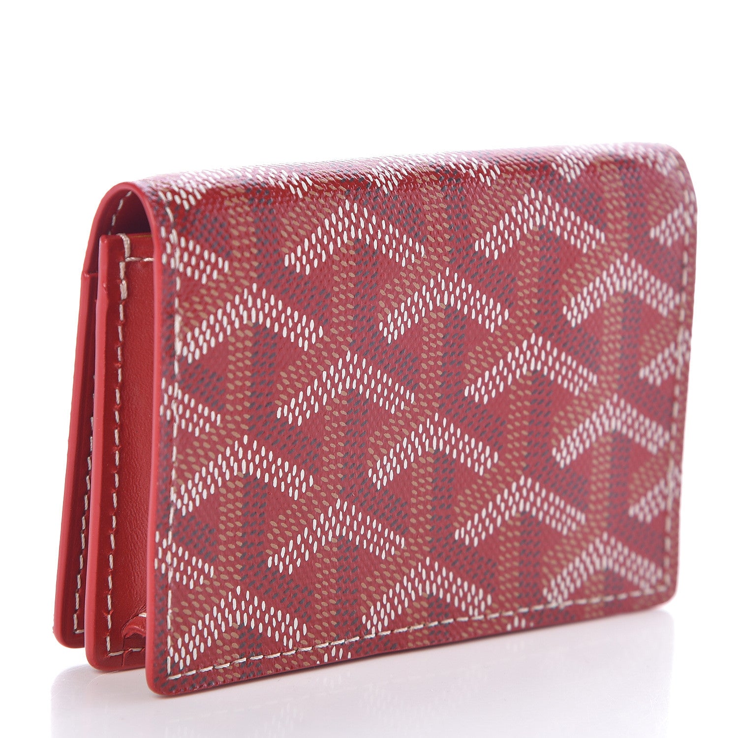 Goyard Goyardine Business Card Holder Red 3 of 6
