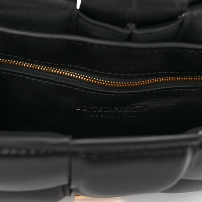 Bottega Veneta Lambskin Maxi Intreccio Padded Chain Cassette Crossbody Bag Black 6 of 9