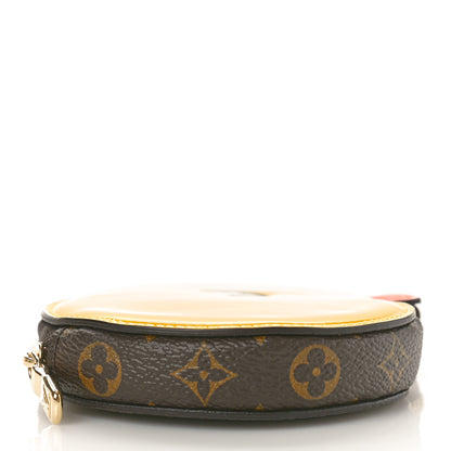 Louis Vuitton Patent Monogram Duck Head Coin Purse Yellow 4 of 7