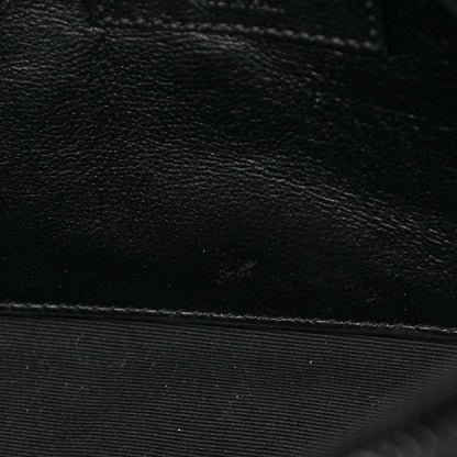 Saint Laurent Sheepskin Matelasse Chevron Monogram Large College Satchel Black 12 of 12