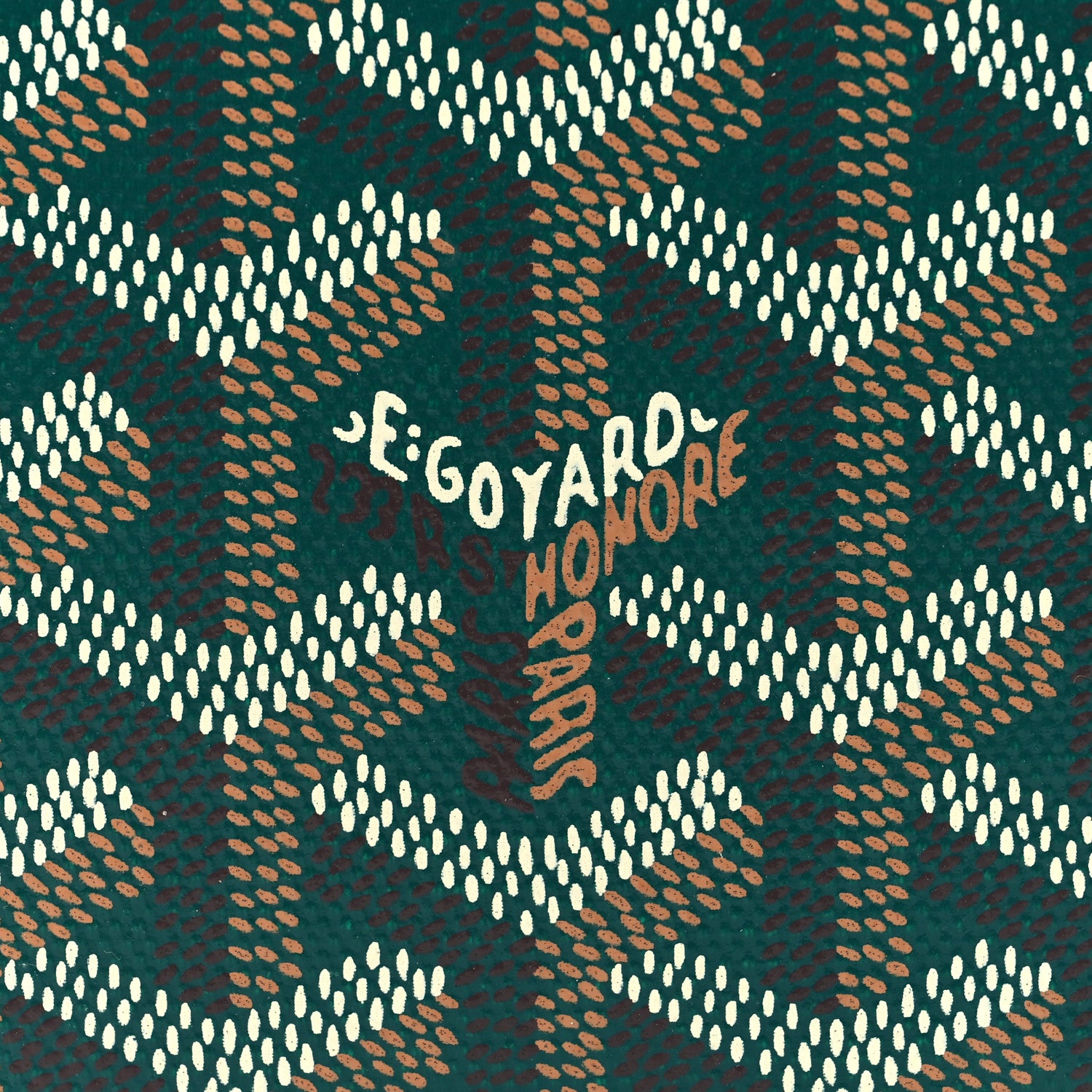 Goyard Goyardine Saint Marc Folding Card Case Green 7 of 9