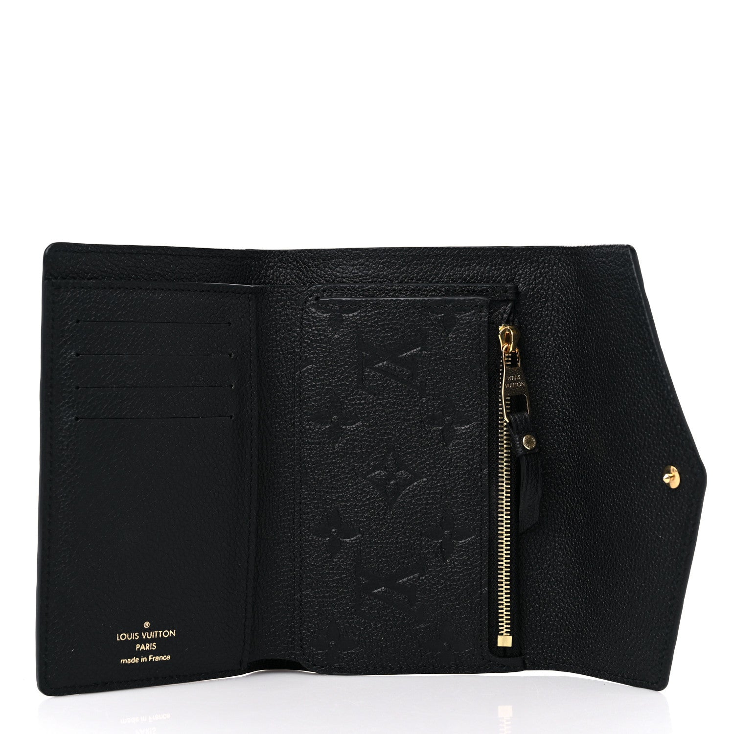 Louis Vuitton Empreinte Compact Curieuse Wallet Black 5 of 9