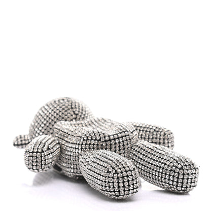 Alexander Wang Crystal Mesh Beiress Wristlet White 4 of 6