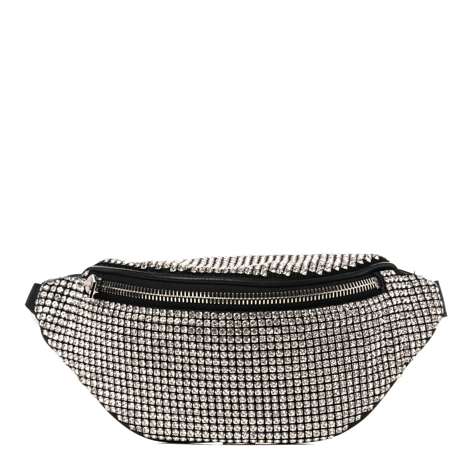 Alexander Wang Rhinestone Mesh Mini Attica Belt Bag Black 1 of 9