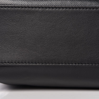 Dolce & Gabbana Calfskin Coated Canvas Logo Panel Messenger Black 14 of 14