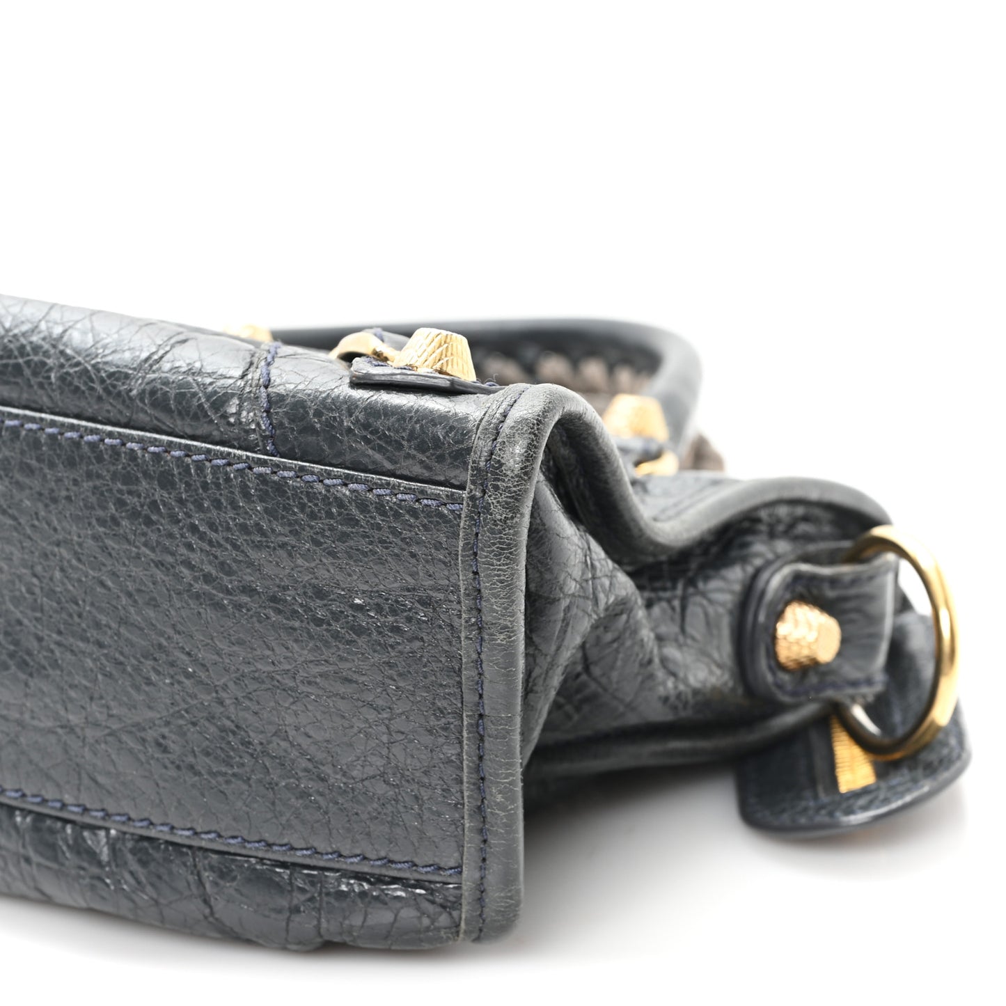 Agneau Giant 12 Gold Hardware Mini City Anthracite