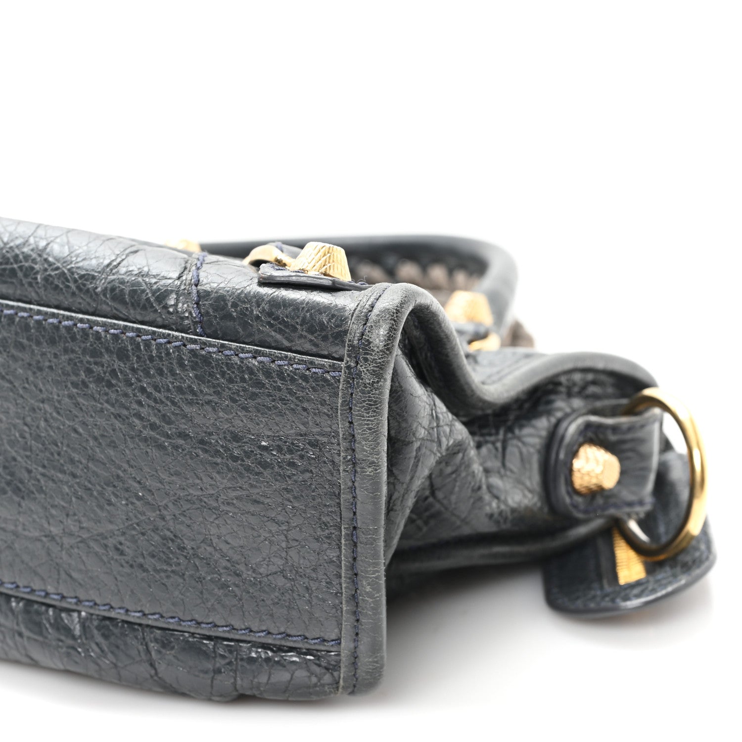 Balenciaga Agneau Giant 12 Gold Hardware Mini City Anthracite 10 of 12