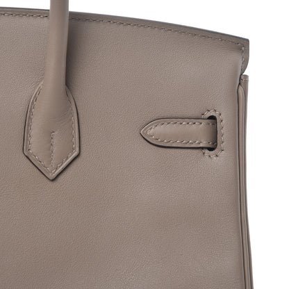 Hermes Swift Birkin 25 Gris Asphalte 28 of 33