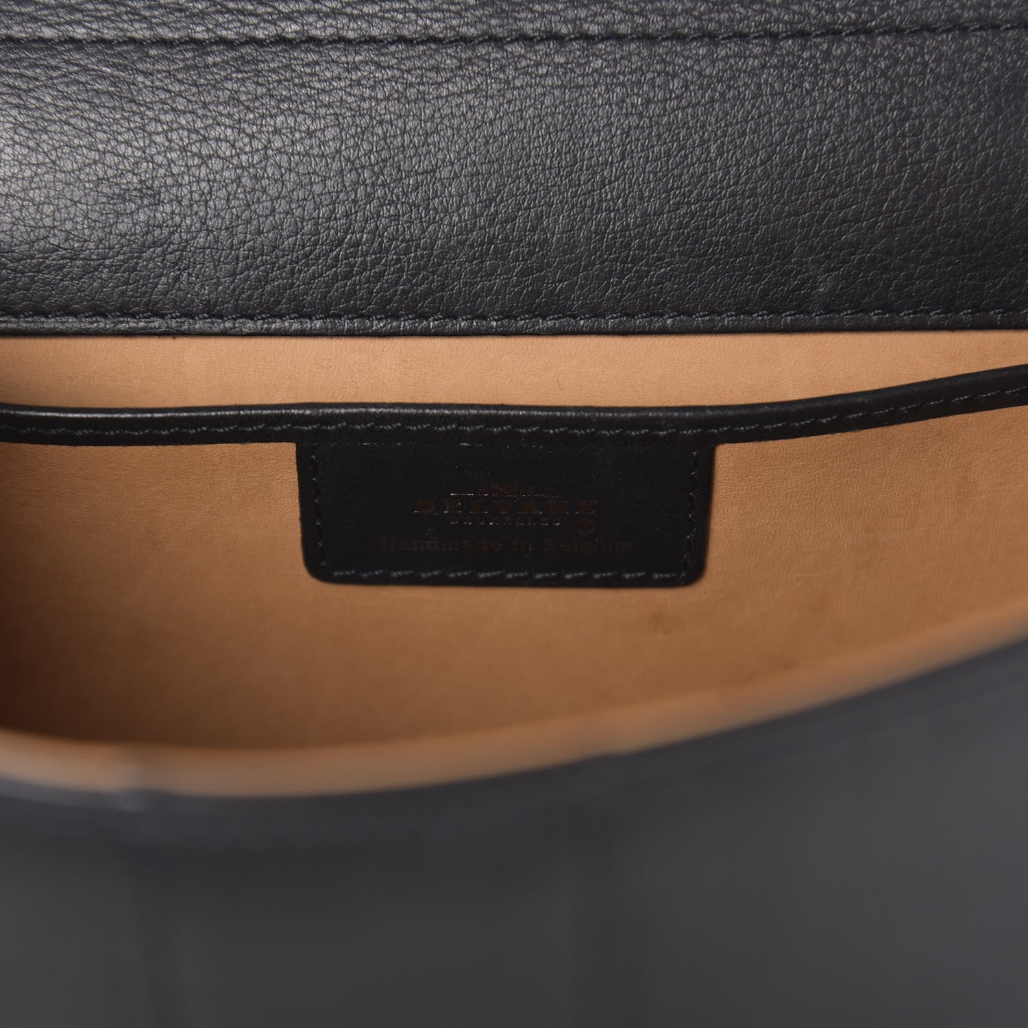 Delvaux Calfskin Mini Brillant Satchel Black 5 of 13