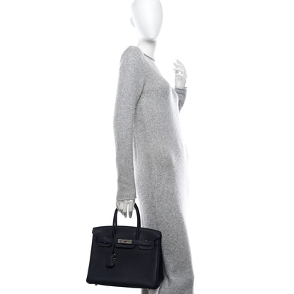 Hermes Togo BIRKIN 30 Bleu Nuit 2 of 12