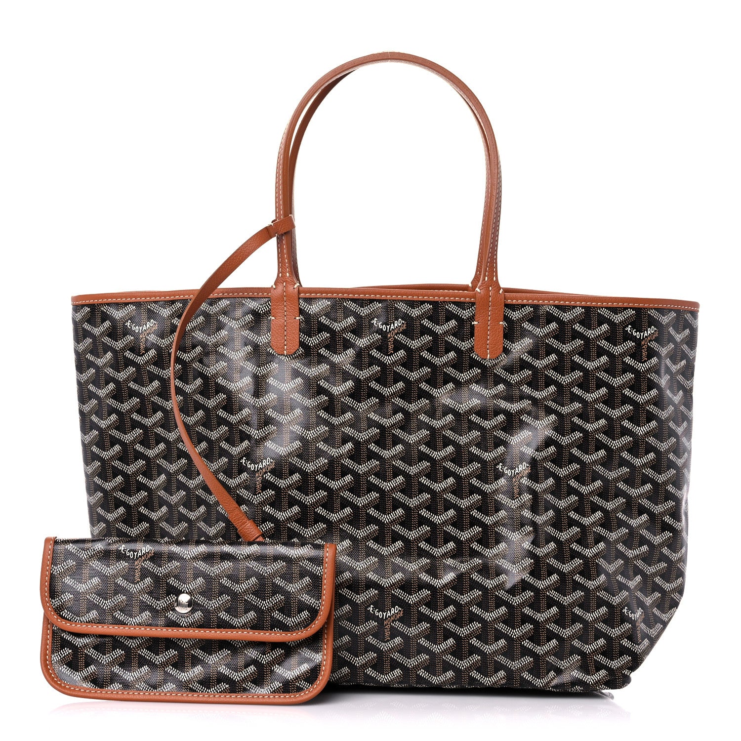Goyard Goyardine Saint Louis PM Black Gold 1 of 8