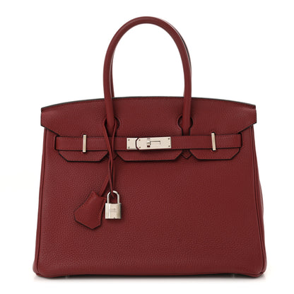 Hermes Togo Birkin 30 Rouge Grenat 1 of 15