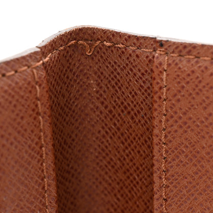 Louis Vuitton Monogram Porte Valeurs Checkbook Wallet 9 of 9