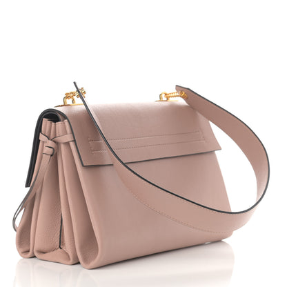 Valentino Garavani Smooth Calfskin Small VRing Shoulder Bag Rose Cannelle 3 of 11