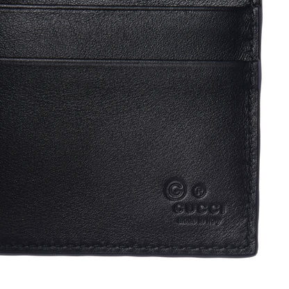 Gucci Microguccissima Bi-Fold Money Clip Wallet Black 6 of 7