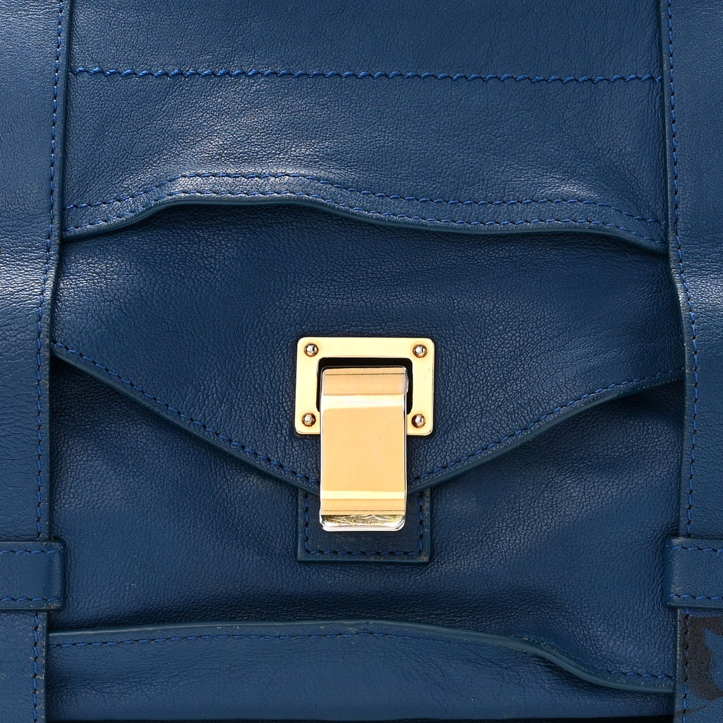 Lambskin Medium PS1 Satchel Blue