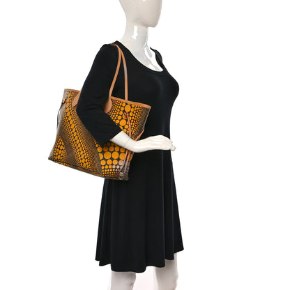 Louis Vuitton Monogram Kusama Waves Neverfull MM Yellow 2 of 9