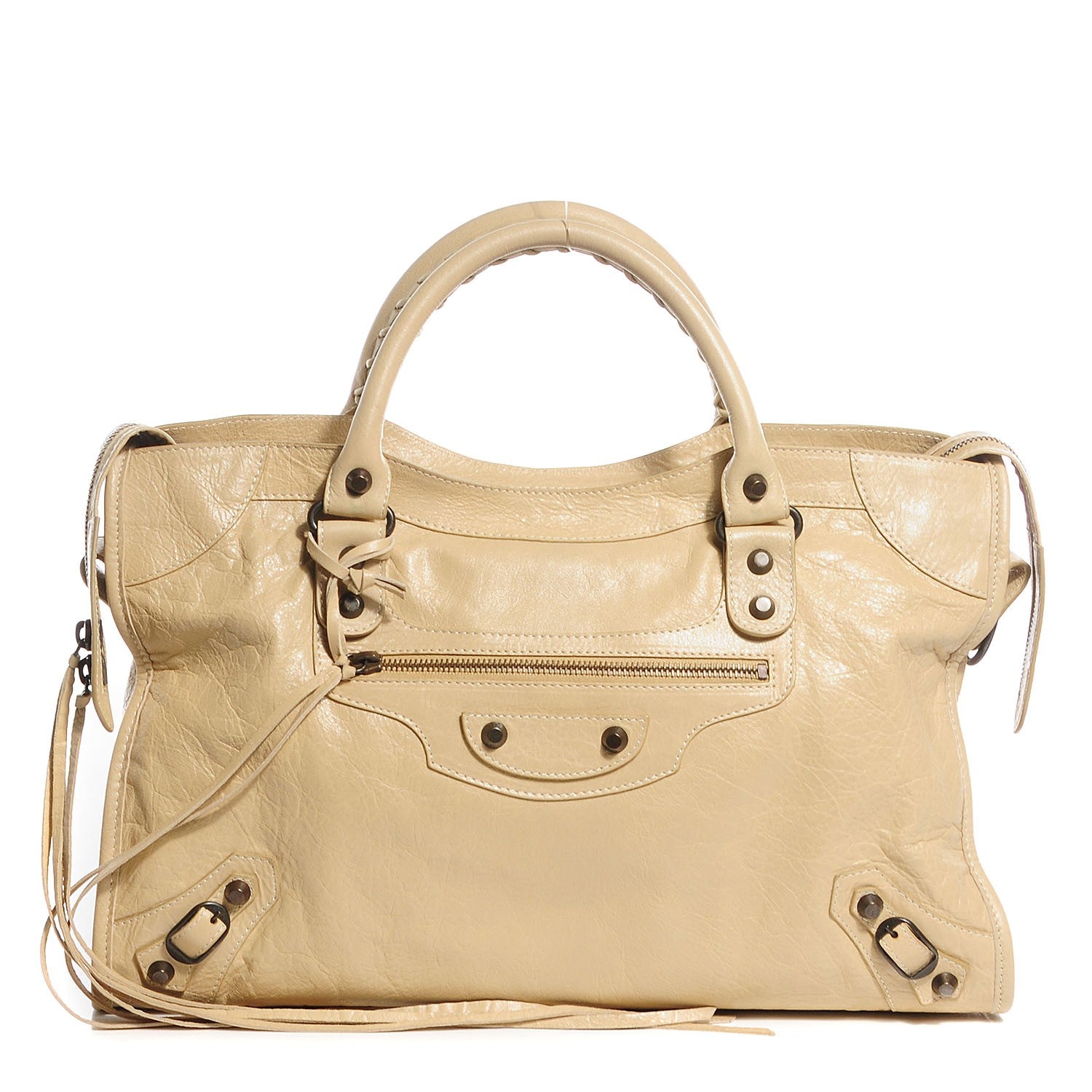 Balenciaga Agneau Classic Hardware City Dune 1 of 14