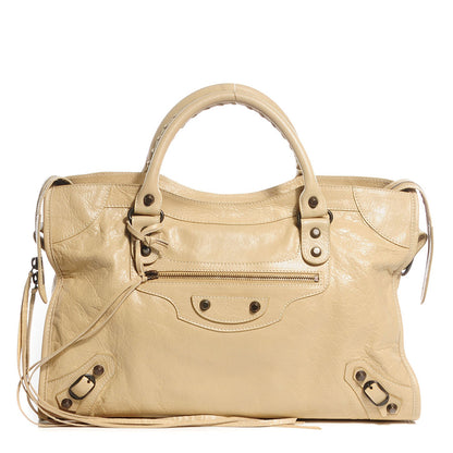 Balenciaga Agneau Classic Hardware City Dune 1 of 14