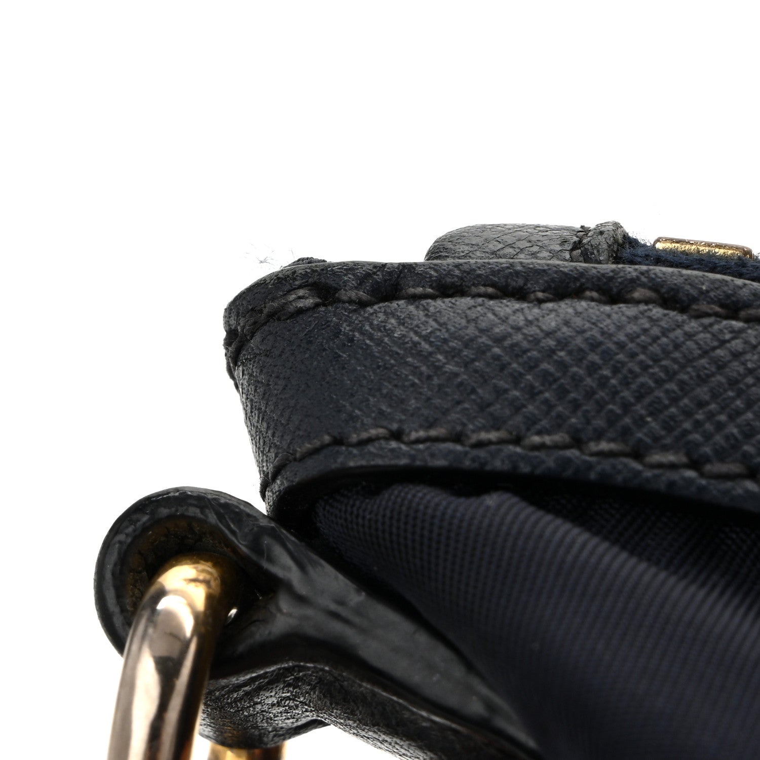 Prada Saffiano Tessuto Nylon Shopping Tote Royal Blue 16 of 16