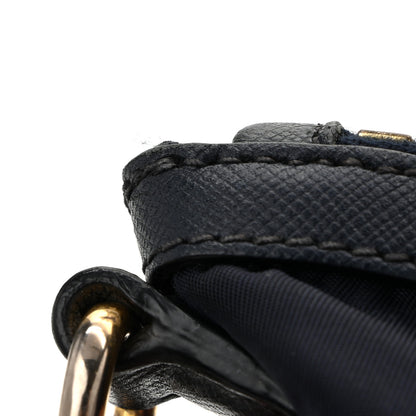 Prada Saffiano Tessuto Nylon Shopping Tote Royal Blue 16 of 16