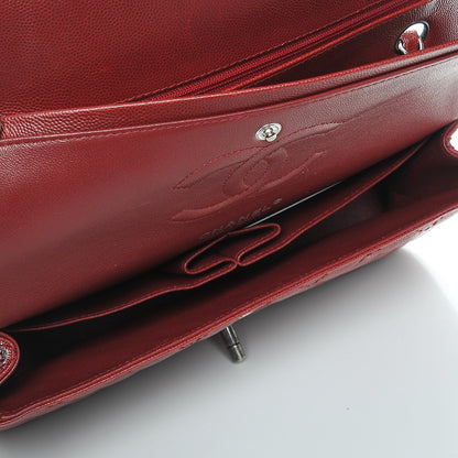 Chanel Caviar Quilted Medium Double Flap Red 5 of 8