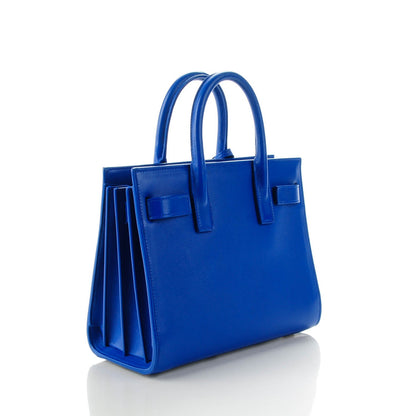 Saint Laurent Calfskin Nano Sac De Jour Royal Blue 3 of 7