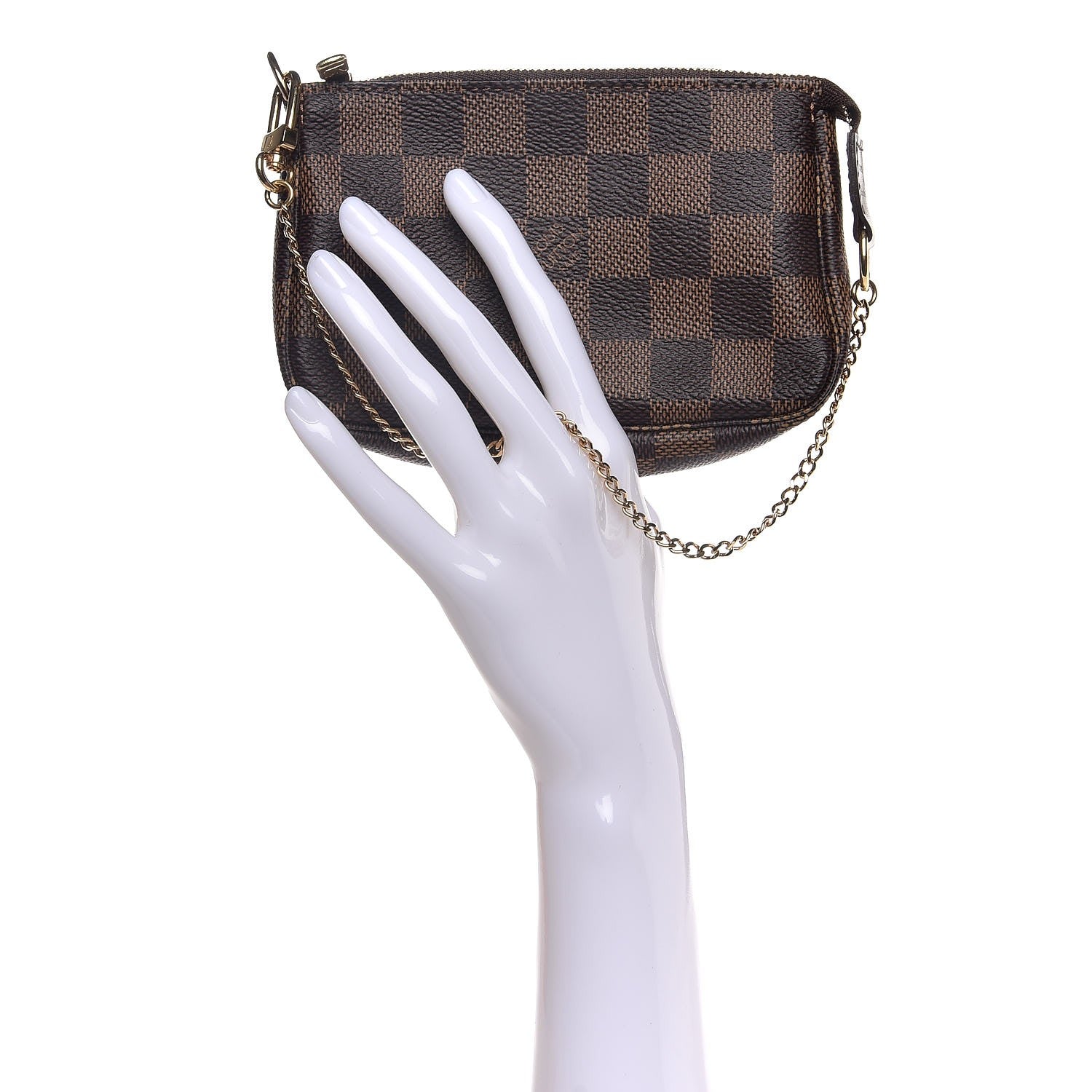 Louis Vuitton Damier Ebene Mini Pochette Accessories 2 of 8