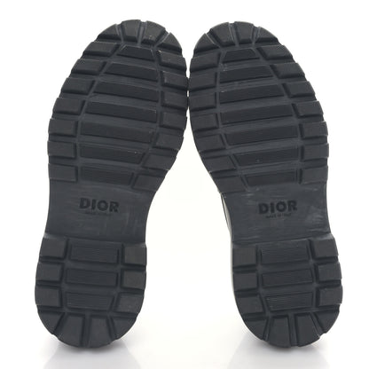 Christian Dior Calfskin Oblique Explorer Loafers 39 Beige Black 5 of 8