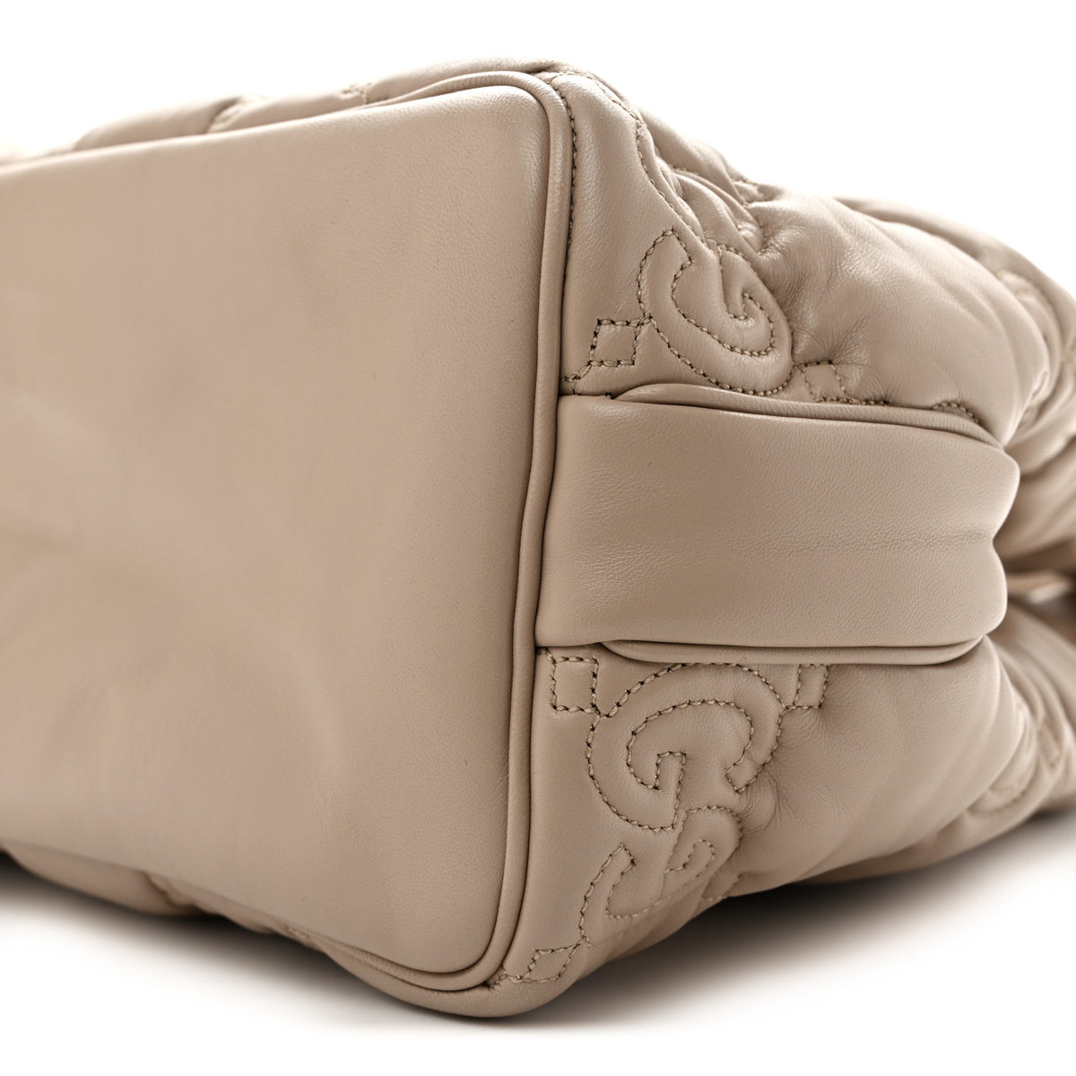 Gucci Calfskin GG Matelasse Large Tote  Beige 9 of 12