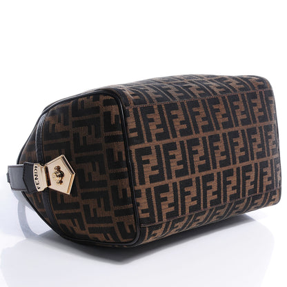 Fendi Zucca Cuoio Lucido Medium Chef Boston Tobacco Moro 5 of 10