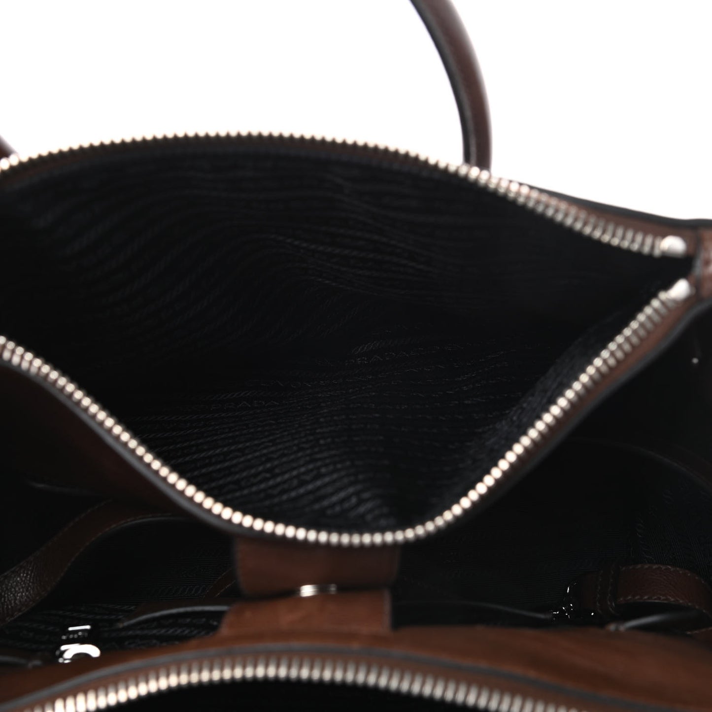 Glace Calf Twin Pocket Tote Bruciato
